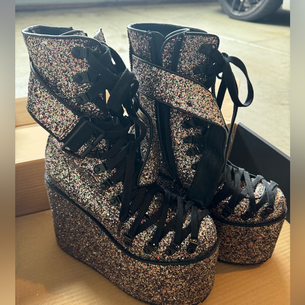 Sugar Coated Traitor Boots from Dolls Kil.